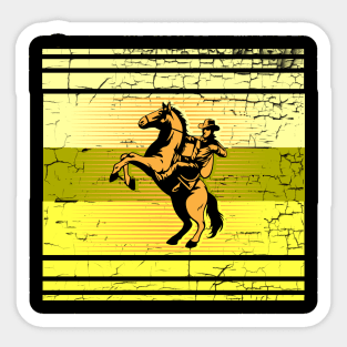 Retro Horse Sticker